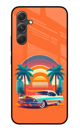 Palm Drive 80s Samsung A54 5G Glass Case